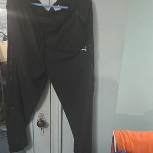 Puma men's Black Track Pants